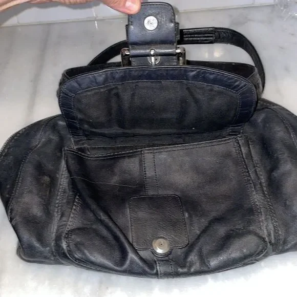 Coach Courtney Leather Dome Satchel Bag - Picture 16 of 16